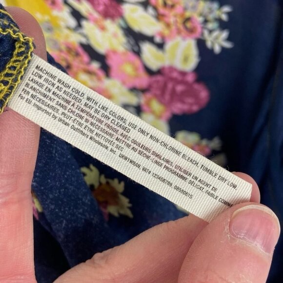 Revolve Free People Its A Cinch Slip‎ Dress Floral Blue Yellow Size Small Boho S - Picture 6 of 14